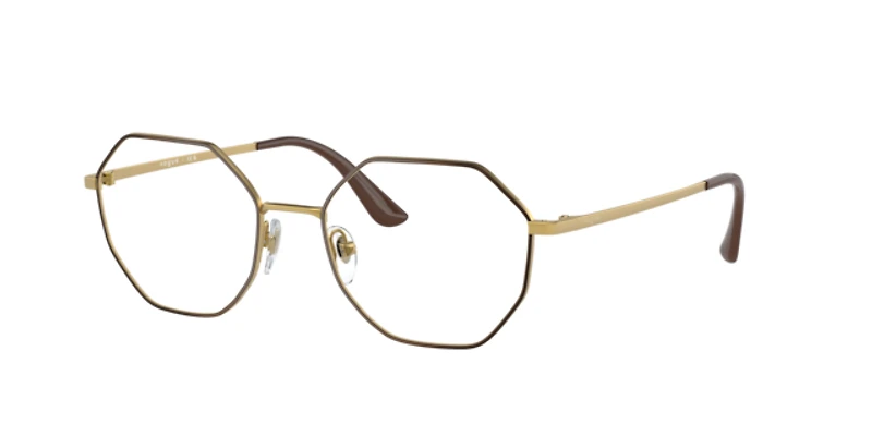 Vogue Woman Top Brown, Pale Gold