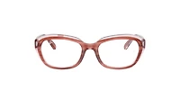 Ray-Ban Woman Striped On Transparent