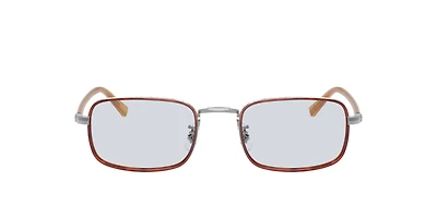 Oliver Peoples Unisex Silver, Amber Tortoise