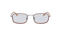 Oliver Peoples Unisex Silver, Amber Tortoise