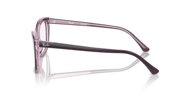 Ray-Ban Unisex Violet On Transparent Pink
