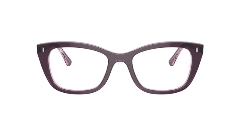 Ray-Ban Unisex Violet On Transparent Pink