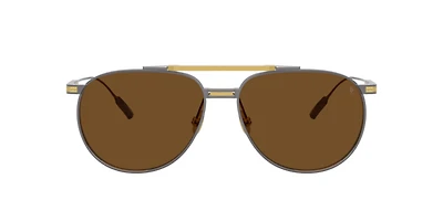 Brunello Cucinelli Man Gunmetal, 18k Gold