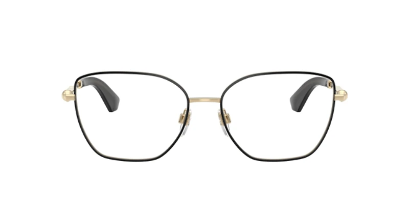 Burberry Woman Light Gold With Black Rim