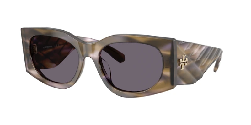 Tory Burch Woman Purple Striated