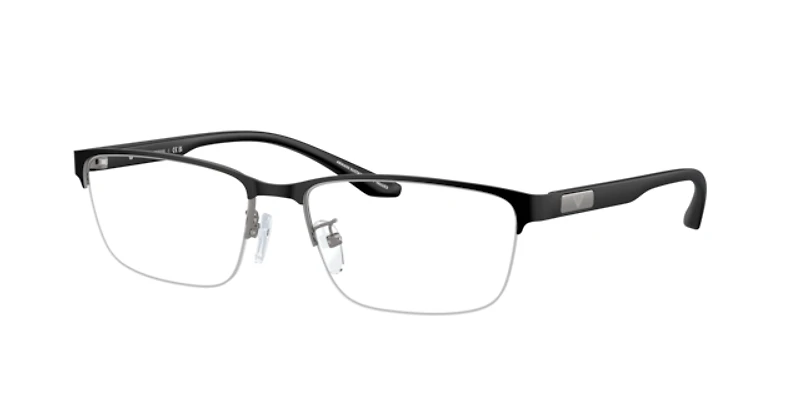 Emporio Armani Man Matte Gunmetal, Black