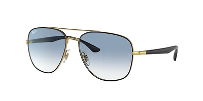 Ray-Ban Unisex Black On Gold