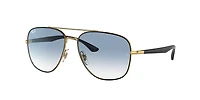 Ray-Ban Unisex Black On Gold