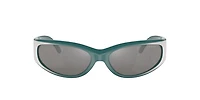 Arnette Unisex Green Gradiant Metal Silver