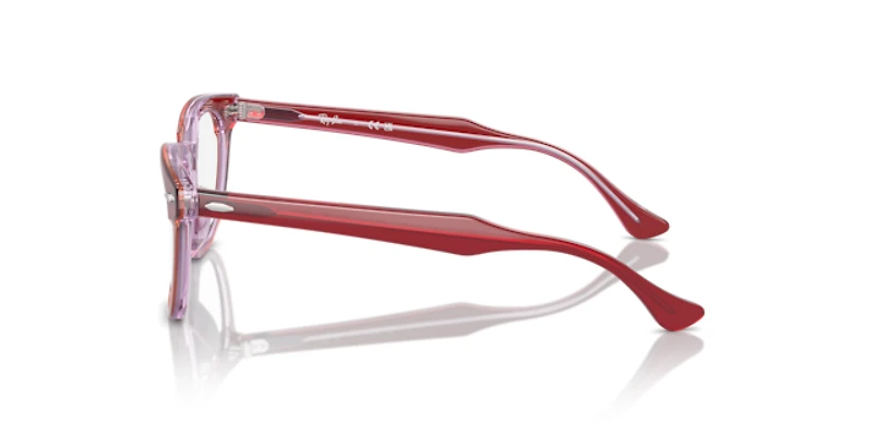 Ray-Ban Unisex Top Red & Orange & Light Purple