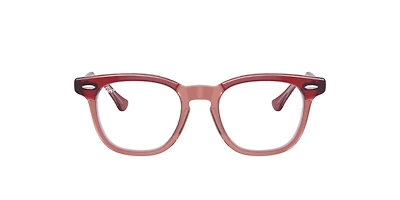 Ray-Ban Unisex Top Red & Orange & Light Purple