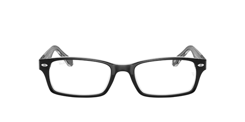Ray-Ban Unisex Black On Transparent