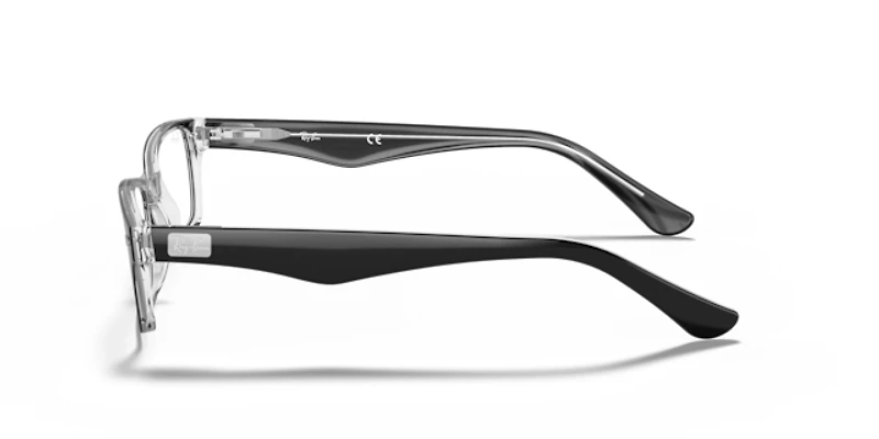 Ray-Ban Unisex Black On Transparent