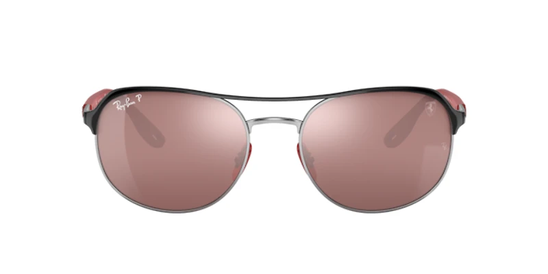 Ray-Ban Unisex Black On Silver