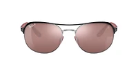 Ray-Ban Unisex Black On Silver