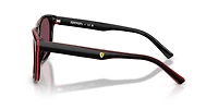 Scuderia Ferrari Man Shiny Black, Red, Black