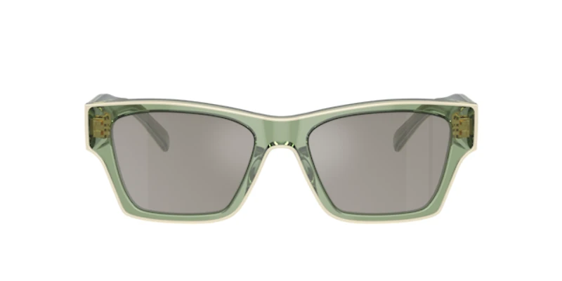 Tory Burch Woman Transparent Green & Ivory