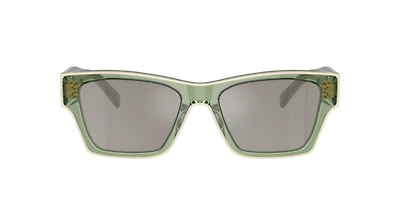 Tory Burch Woman Transparent Green & Ivory