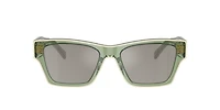 Tory Burch Woman Transparent Green & Ivory