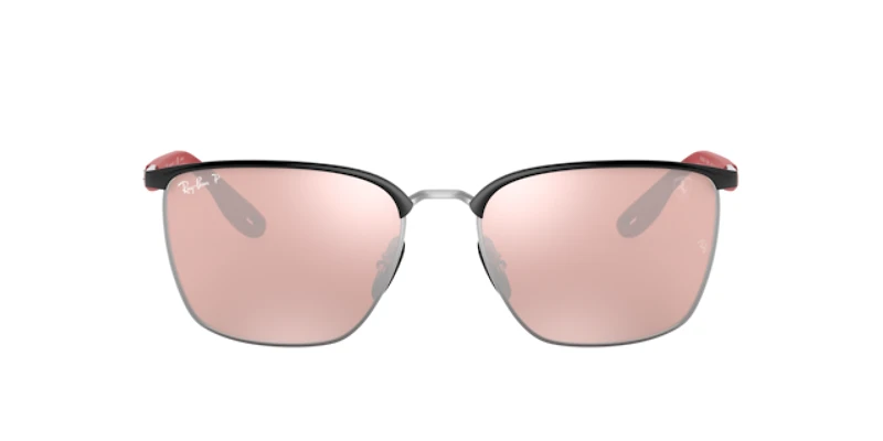 Ray-Ban Unisex Black On Silver