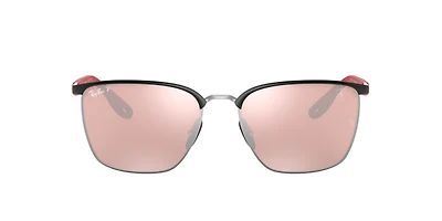 Ray-Ban Unisex Black On Silver