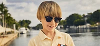 Ray-Ban Unisex Black On Gold