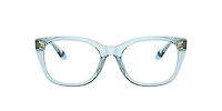 Armani Exchange Woman Shiny Transparent Azure