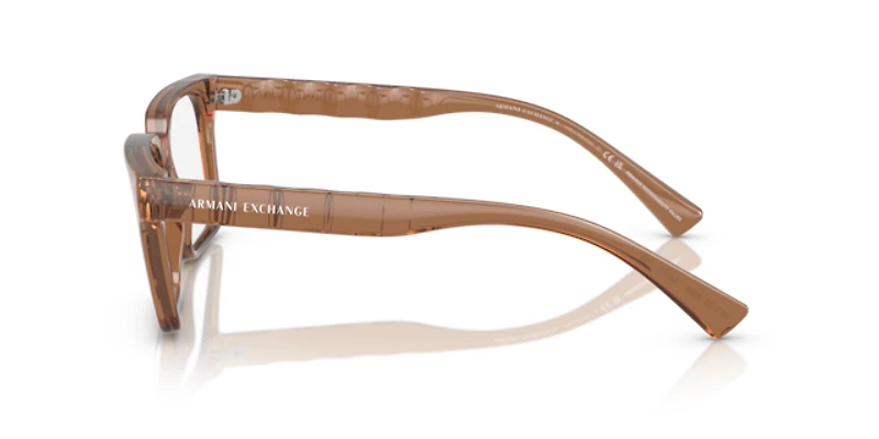 Armani Exchange Man Shiny Transparent Brown