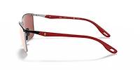 Ray-Ban Unisex Black On Silver