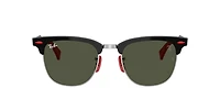 Ray-Ban Unisex Brushed Black On Silved
