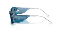Diesel Unisex Transparent Blue