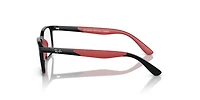 Ray-Ban Unisex Black On Red