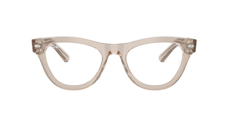 Ray-Ban Woman Transparent Light Brown