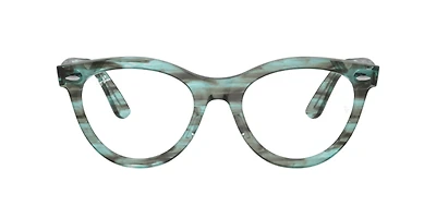 Ray-Ban Unisex Striped Transparent Green