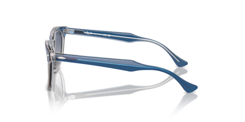 Ray-Ban Unisex Top Dark Blue & Brown & Light Grey