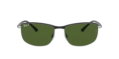 Ray-Ban Unisex Black On Silver