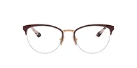 Vogue Woman Top Bordeaux, Rose Gold