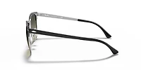 Ray-Ban Unisex Black On Silver