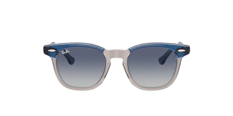 Ray-Ban Unisex Top Dark Blue & Brown & Light Grey