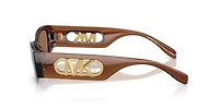 Michael Kors Woman Brown Transparent