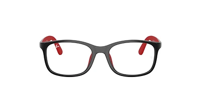 Ray-Ban Unisex Black On Rubber Red