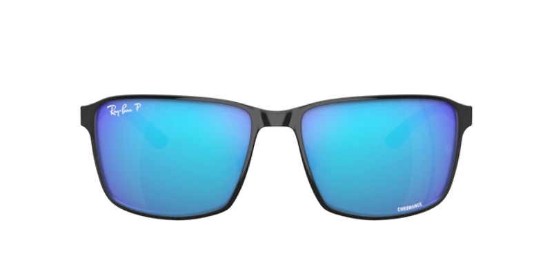 Ray-Ban Unisex Black On Silver