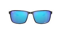 Ray-Ban Unisex Black On Silver