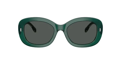 Tory Burch Woman Dark Green, Transparent Sage