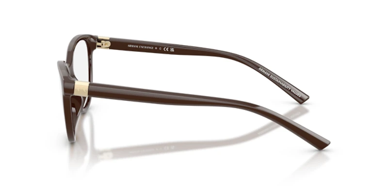 Armani Exchange Woman Shiny Dark Brown