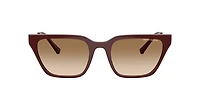 Armani Exchange Woman Shiny Bordeaux
