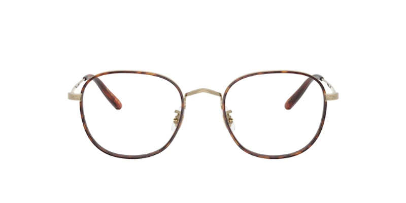 Oliver Peoples Unisex Gold, Dark Mahogany
