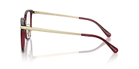 Coach Woman Transparent Burgundy