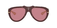 Burberry Unisex Rubber Burgundy