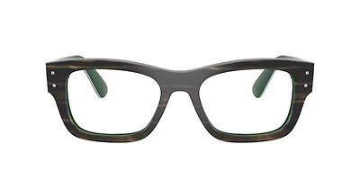 Ray-Ban Unisex Striped Green On Green